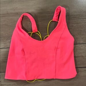 Free People Movement XS Vibrant Pink Crop Top